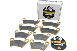Traild Ceramic Brake Pad Set For Polaris Ranger 500, 570, 700, XP 800, XP 900, XP 1000, Brutus, Diesel, EV 2008-2025 Front & Rear