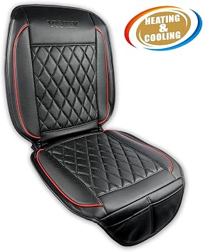 Viotek Auto Sitzheizung Klima Sitzauflage Kfz Auto Autositz Bezug Auflage Leder 3 Farben Schwarz Amazon Co Uk Car Motorbike