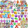 124 Pcs Party Favors for Kids 6-8 8-12, Birthday Gifts, Treasure Chest Toys, Carnival Prizes, School Classroom Party Supplies