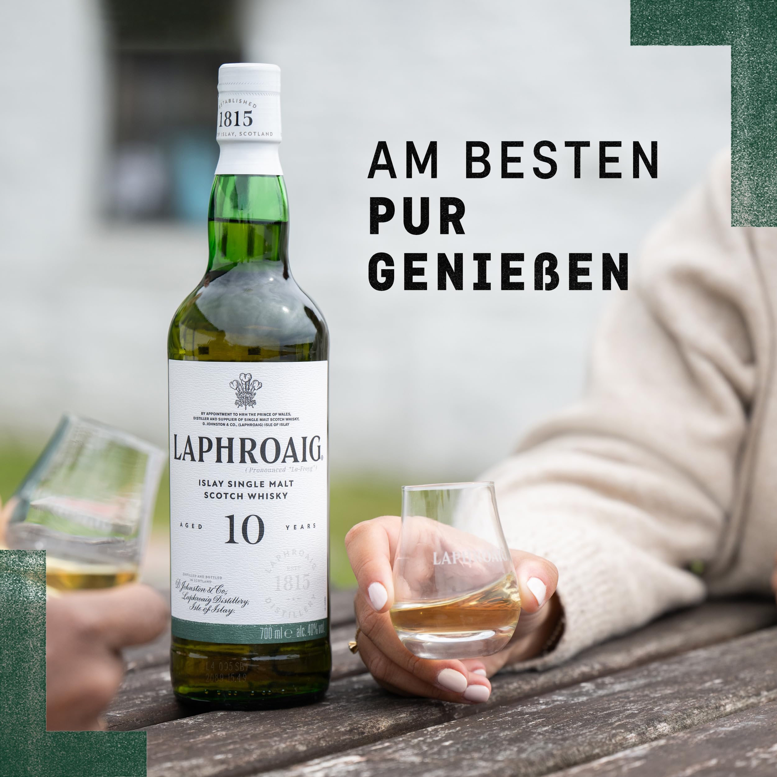 Laphroaig 10 Jahre | Islay Single Malt Scotch Whisky | mit Geschenkverpackung | einzigartig rauchig-torfiger Geschmack | 40% Vol | 1 x 0,7l 6