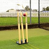 FORTRESS Springback Cricket Stumps 28in ICC Regulation Premium Wood view 2