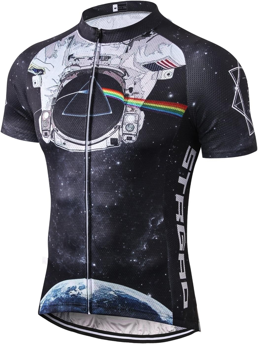 MR Strgao Men's Cycling Jersey Bike Short Sleeve Shirt
