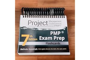 GOODRICH PUBLISHING Belinda Goodrich PMP Exam Prep Flashcards (PMBOK Guide 7th Edition) - Project Management, PMP Exam Preparation - Educational Flashcards - Adults - Simple, Functional