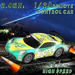 Desdoni Remote Control Car, Light Up RC Car