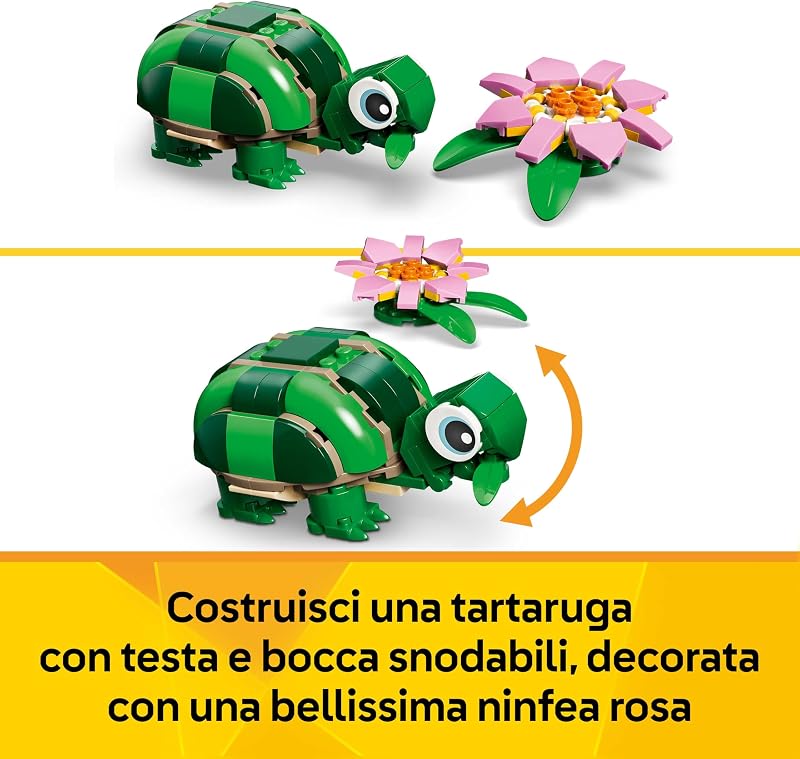 Creator 3 in 1 Tartaruga con fiore di ninfea 31377