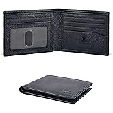 Oak Leathers Slim Leather Wallet for Men - RFID Wallets Credit Card Holder Ultra Thin Gift for Mens, Front Pocket Minimalist Design