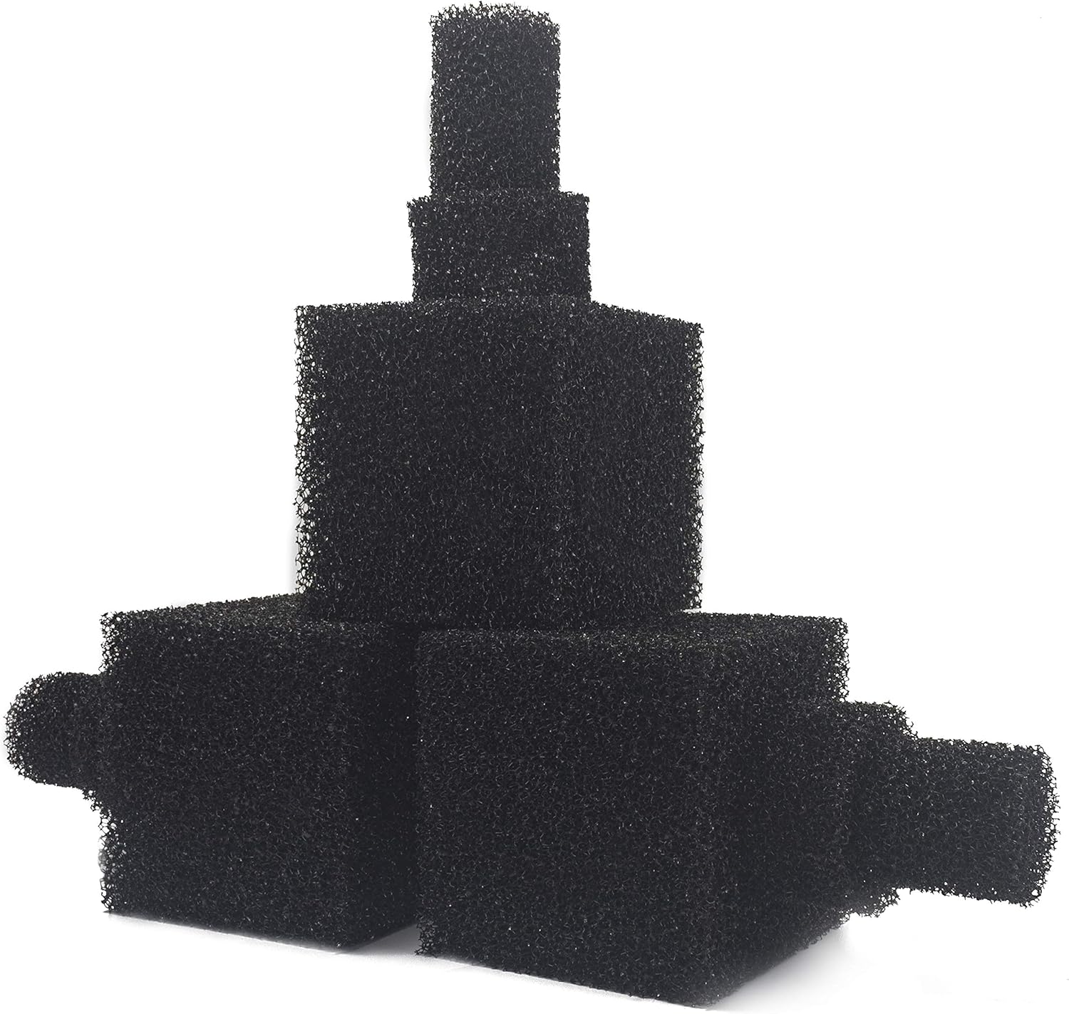 LTWHOME 6Inch / 15cm Coarse Pond Filter Foam Cube Block Pump Pre Filter Sponge(Pack of 3