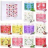 Scented Candles for Home, 12 Pack Candle Set for Women, Small Soy Candles Bulk, Mothers Day Gifts from Daughter - Mini Candle Gift Set for Bridesmaid Anniversary Birthday Valentines Christmas