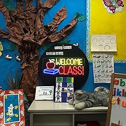 Welcome Class Neon Sign Student Classroom Neon