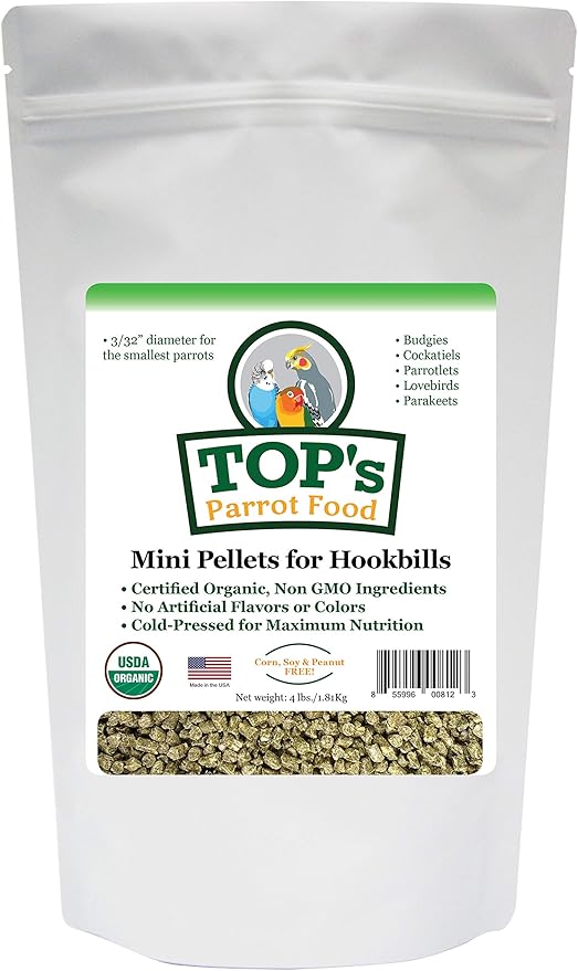 top's parrot food