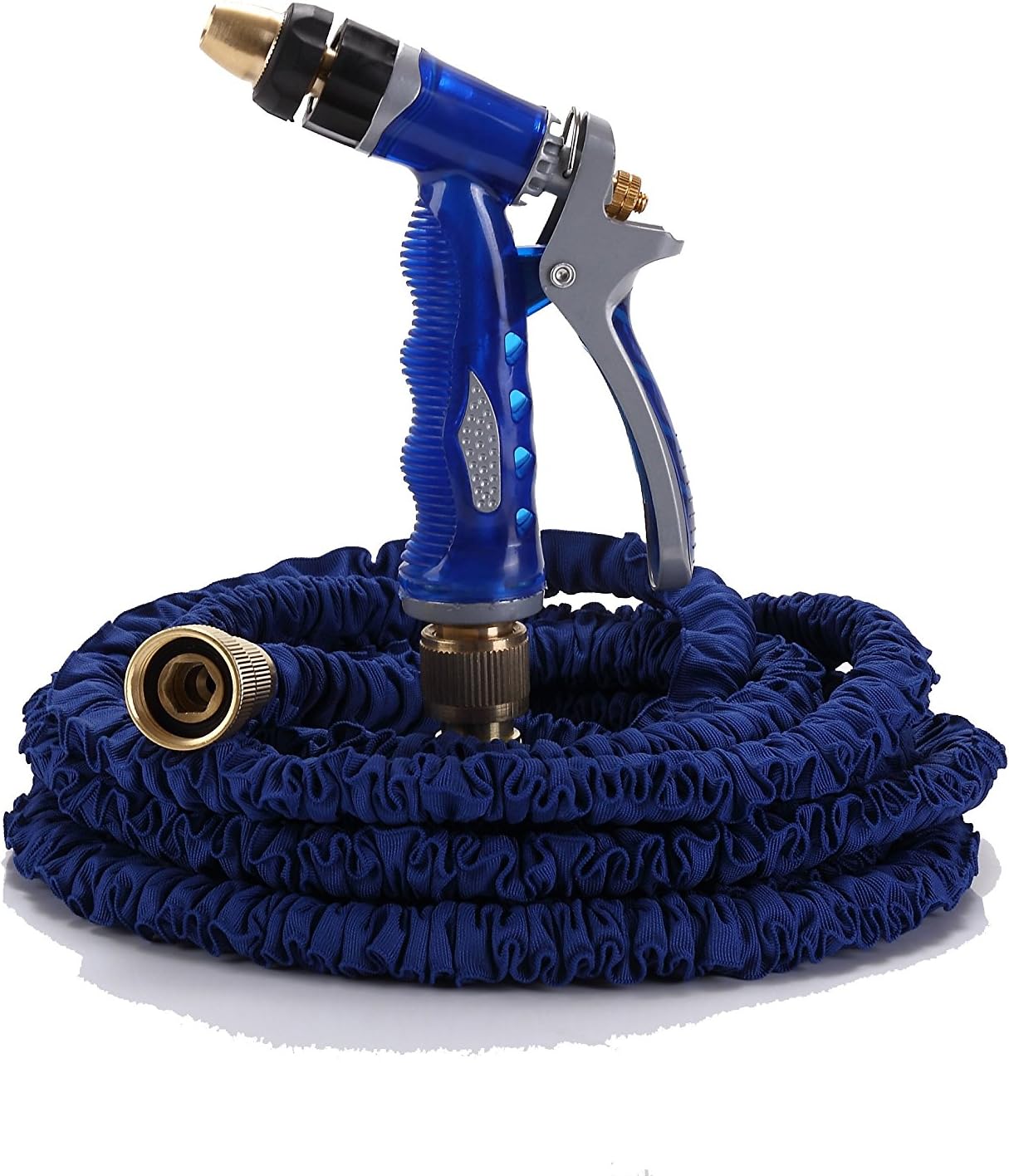 Dreamthinker Expandable Hose 75 Ft, Metal Spray Nozzle, Super Strong Magic Hose (75 Ft)