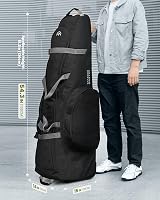 OutdoorMaster Padded Golf Travel Bag with Reinforced Wheels 900D view 7