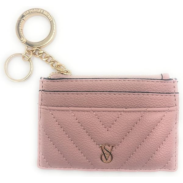 Victoria&#39;s Secret - ヴィクトリア☆ゴールドウィングケース Amazon.com: Victoria's Secret Foldable Card Case Keychain