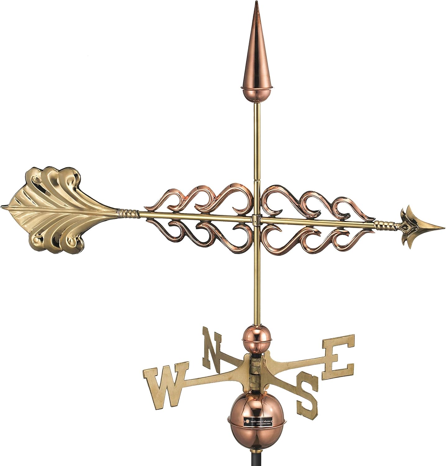 Weathervanes - Good Directions Smithsonian Arrow Weathervane, Pure Copper