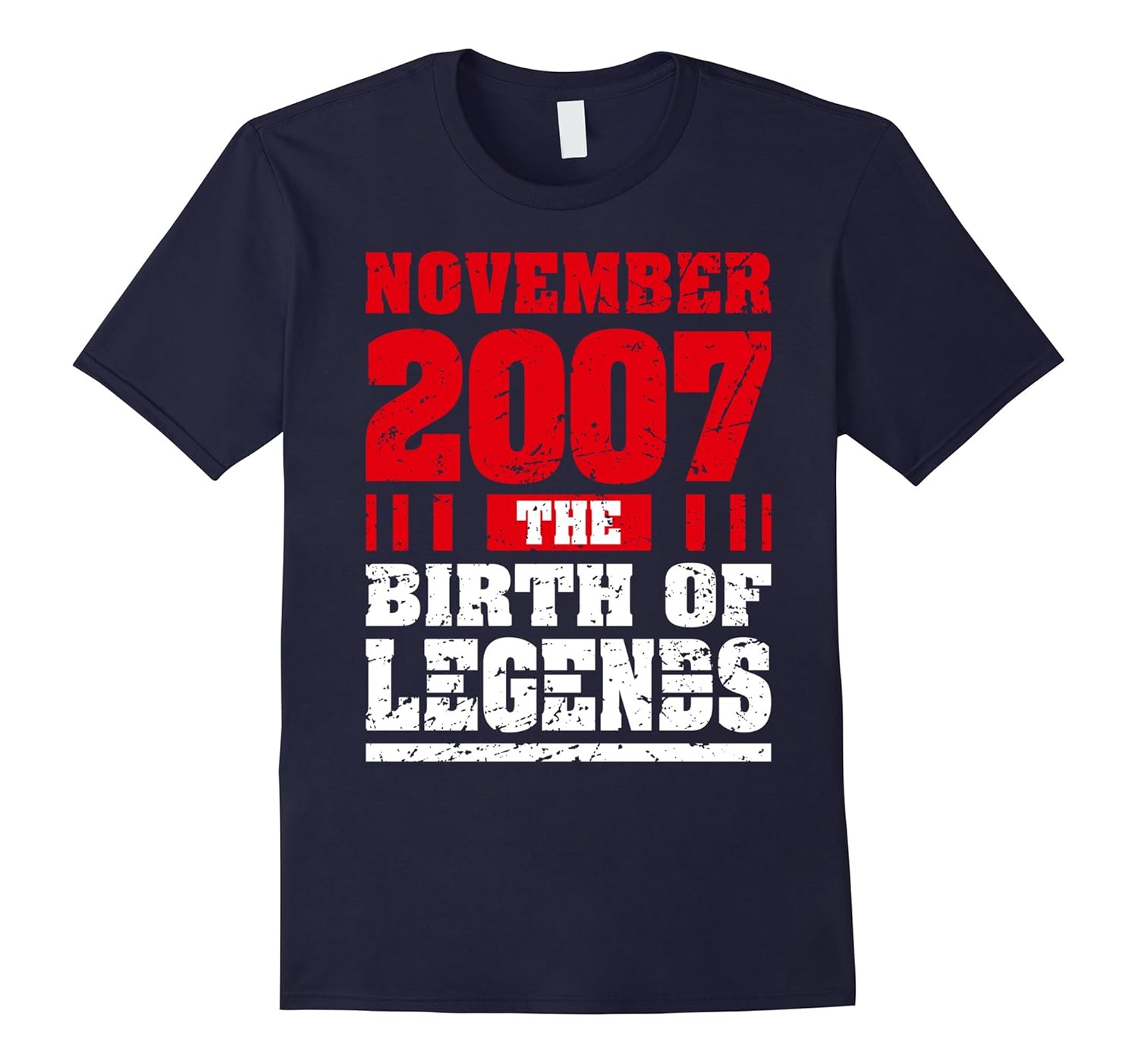 10th Birthday 10 Years Old Boy Born in November 2007 Tees-Rose