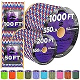 TECEUM Paracord Type III 550 Patriot – 100 ft