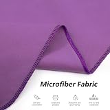 MOKANI Changing Robe Towel Poncho Microfiber with Hood Purple view 5