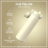 Ion8 Lightweight Stainless Steel Water Bottle 600 ml Creamy White view 4