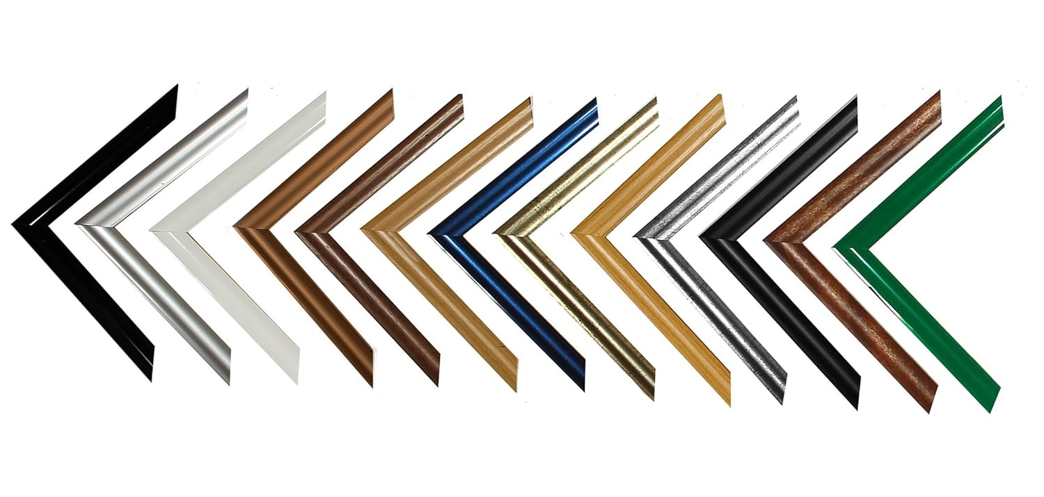 Easy PlasticPhoto Frame 20x60 cm 60x20 cm Choice of colour Black