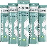 Cliganic Organic Cotton Rounds (500 Count) Makeup
