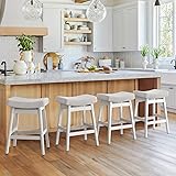 Cozyman Bar Stools Set of 4, Barstools with Sturdy