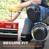 Thunderbolt Knee Pads Elite Series III Double Gel Thick Foam Slit Non-Slip view 6