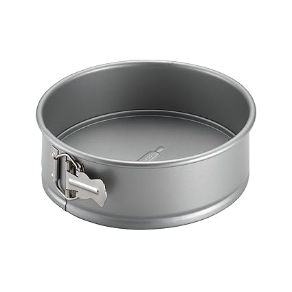Cake Boss Deluxe Nonstick Bakeware Springform Pan, 9-Inch, Gray