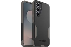 OtterBox Samsung Galaxy S25 FE (Only) - Commuter Series Case - Midnight Cashew (Black & Grey) - Slim & Tough - Pocket-Friendl