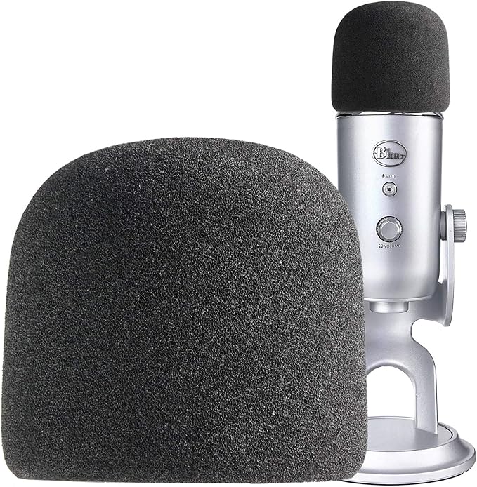 Microphone Foam Mic Windscreen Cover for Blue Yeti, Yeti
