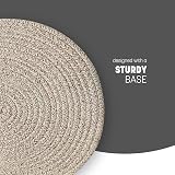 Keplin Small Rope Storage Basket - Two Tone Nursery Hamper 40x25cm view 5