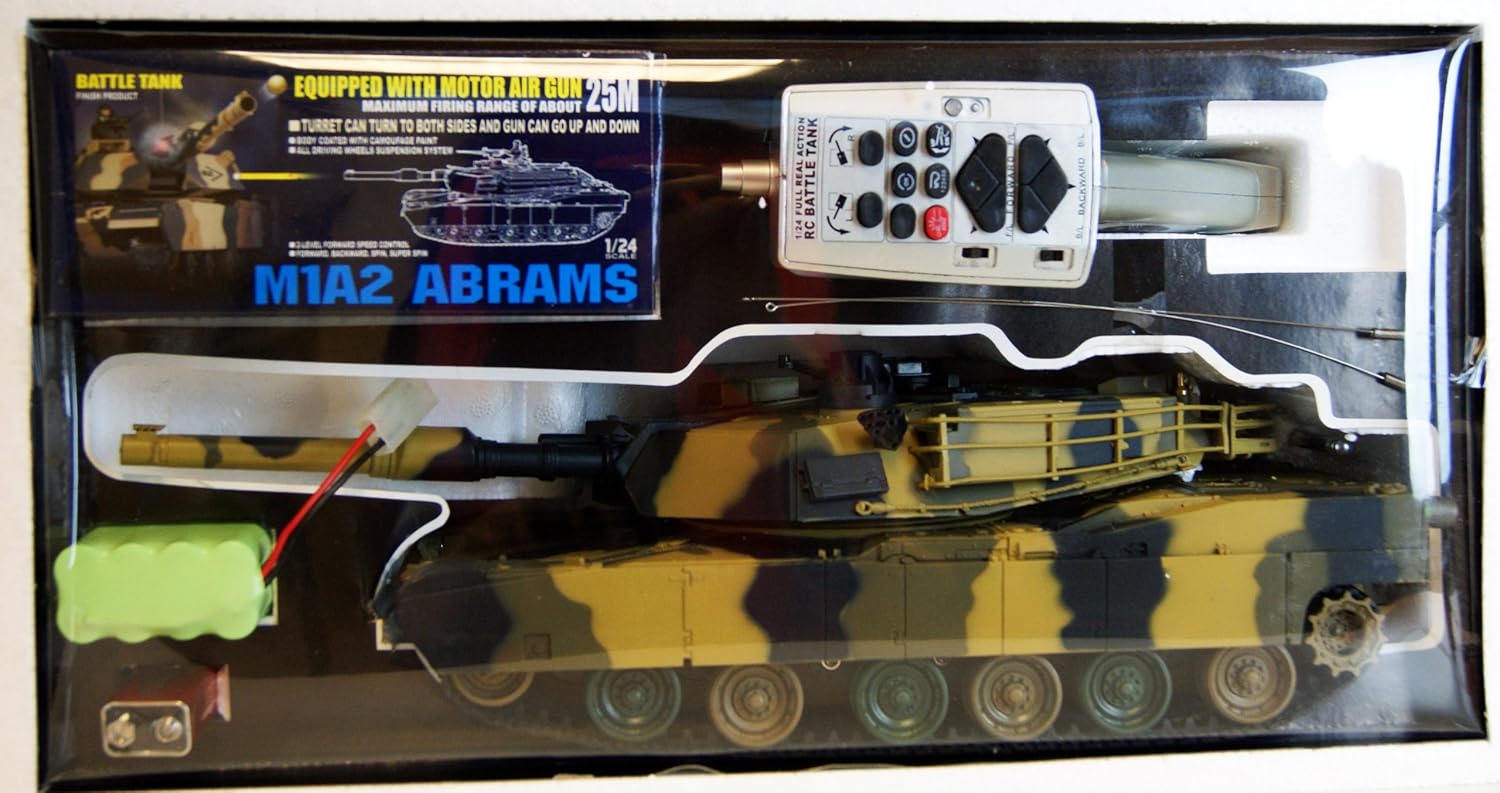 rc battle tank 1 24 scale real action