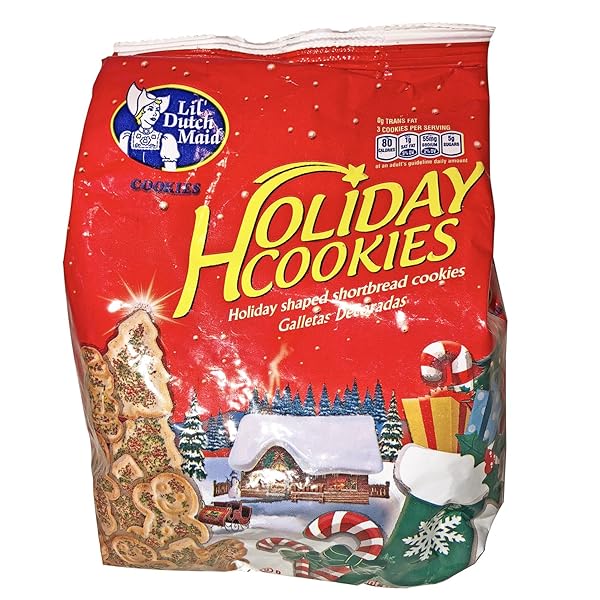 LIL DUTCH MAID HOLIDAY SHAPED SHORTBREAD COOKIES! SANTA!...