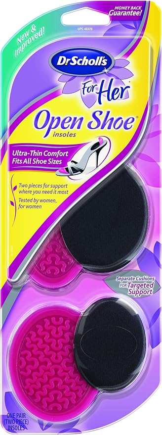 dr scholl's for her open shoe insoles