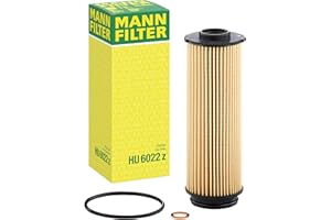 Mann Filter HU 6022 z Cartridge Oil Filter Replacement with Oil Drain Plug Gasket Compatible With BMW 540i, 540i xDrive, 740i, 740i xDrive, 745e xDrive, 840 Series, M Series, X Series, Z4