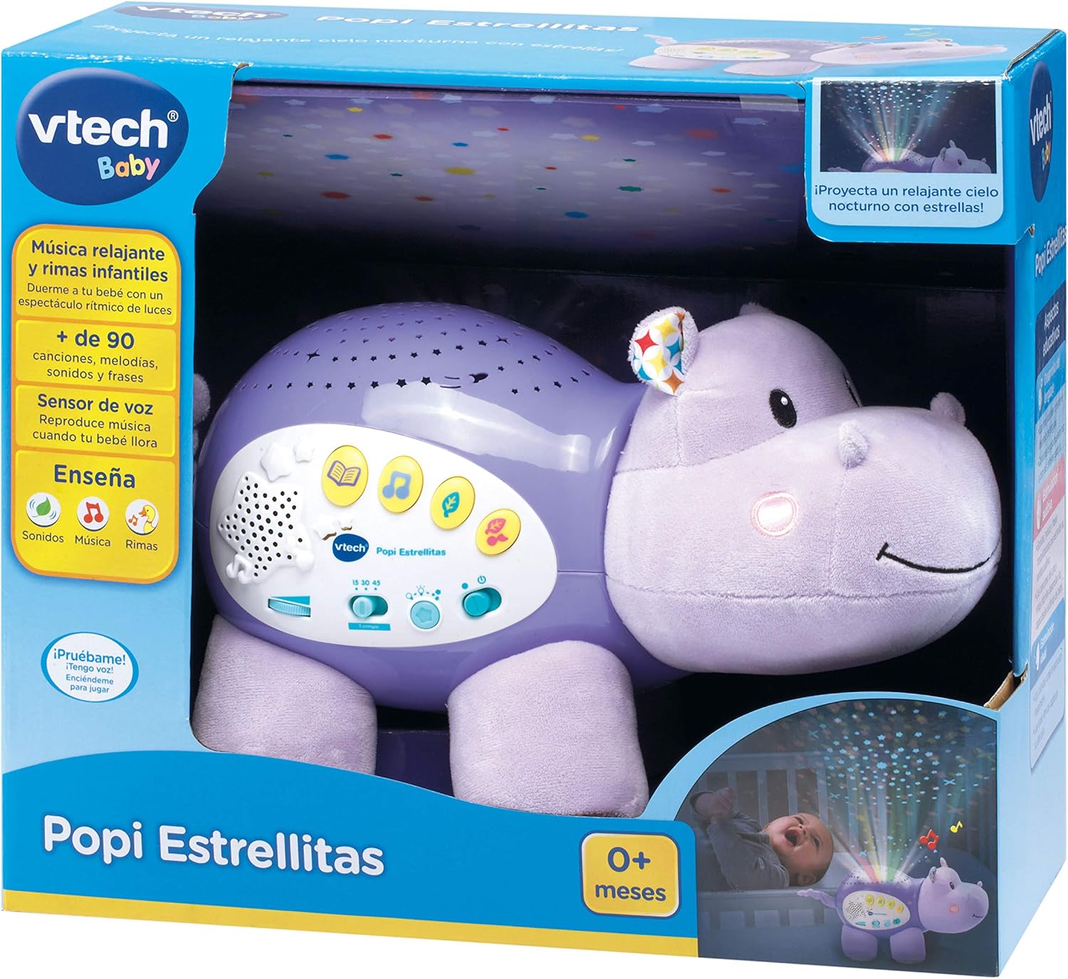 VTech Baby - Popi estrellitas, Proyector de bebe con música ...