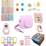 9 Piece Gift set Box Fujifilm Instax Mini 8 Accessories Bundle Mini 8 Camera PINK Accessories Kit Includes, Mini 8 Case/2 Albums, Selfie Lens, 4 Colored Filters, 10 Wall Hang Frames,60 Stickers & More