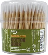 Pretty Quest 200 Cotton Buds Bamboo Stem Brand New view 1