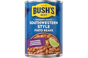 Bush's Best Bush's Southwestern Style Pinto Beans, High Fibre, Plant Based, Excellent Source of Protein, 398 mL, 1ct, Beans a