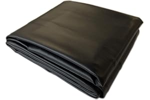 Black 8' Heavy Duty Leatherette Pool Table Cover - 8 Foot Billiard Table Cover