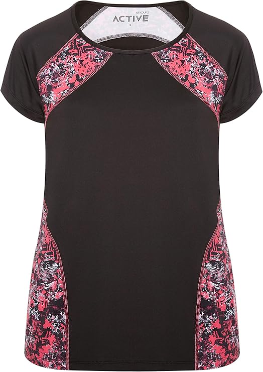 Yours Clothing Womens Plus Size Active Top Amazon.co.uk Clothing