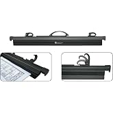 Hang-A-Plan, 24-30 Inches Quickfile Hanging Clamp, Black, Holds up to 150 Plans, Single Clamp