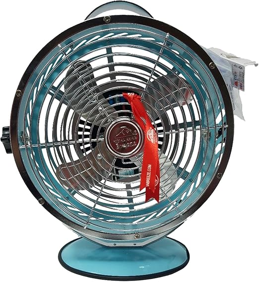 Amazon Com Himalayan Breeze Decorative Light Blue Fan Chrome