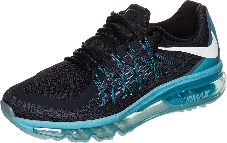 Amazon.com | Nike Women's WMNS Air Max 2015, Dark Obsidian/White-TD PL Blue-Blue Lagoon, 10 M US 