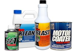 KBS Coatings 58002 Gloss Black Motor Coater Engine Paint Kit