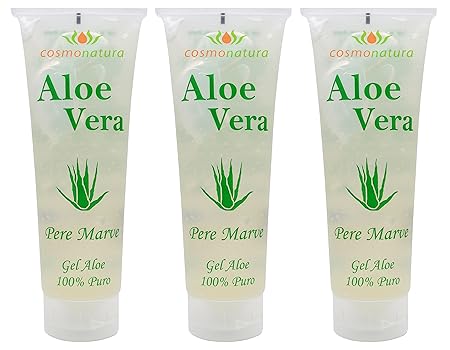 Natura Canaria Aloe Vera Gel 100% Tube 250ml x 3 Stück