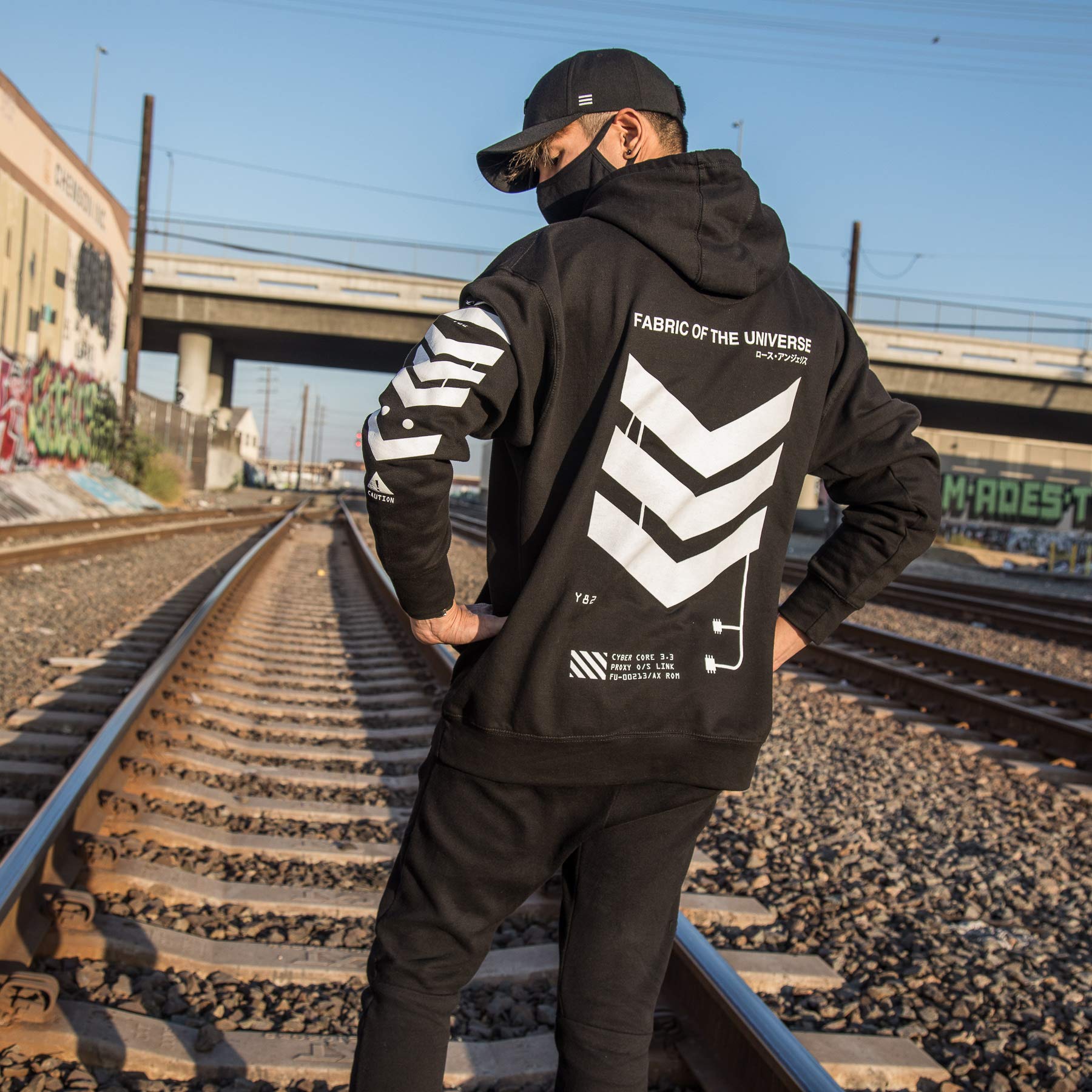 Fabric Of The Universe Techwear Cyberpunk Graphic Streetwear