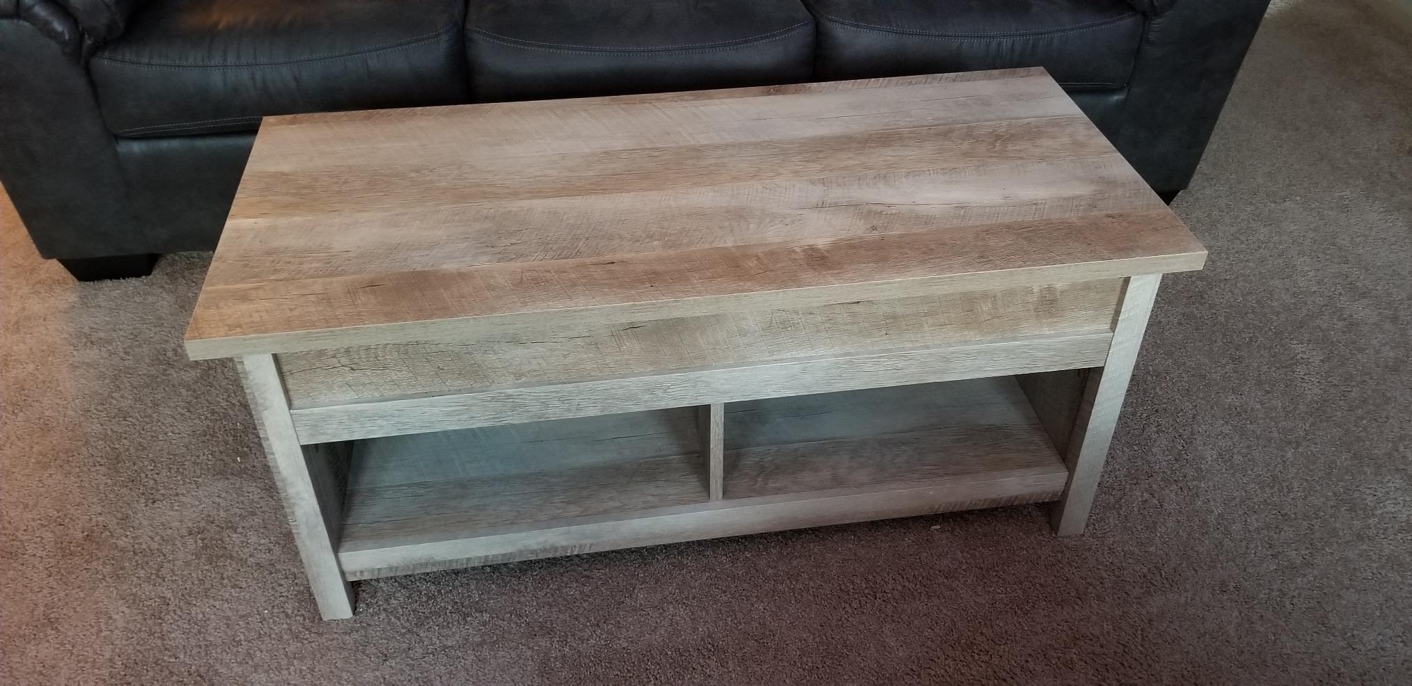 30/mo Finance Sauder Cannery Bridge Lift Top Coffee Table, Lintel