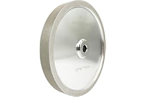 HEYSHARPEN CBN Grinding Wheel 8 inch 320 Grit,1" Wide,5/8” Arbor,for Sharpening Woodturning and HSS Tools,Suitable for All Kinds of 8-inch Bench Grinders(320 Grit)