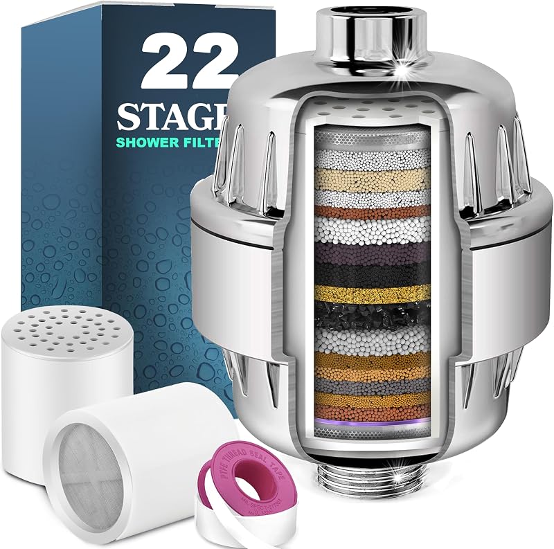 Soreli Travel Shower Filter Asia Universal Shower Head Enhance Skin Hair