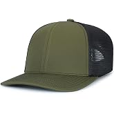 Pacific Headwear Contrast Stitch Trucker Pacflex Snapback Cap